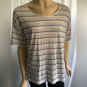 Madison Jules Stripped Top XL